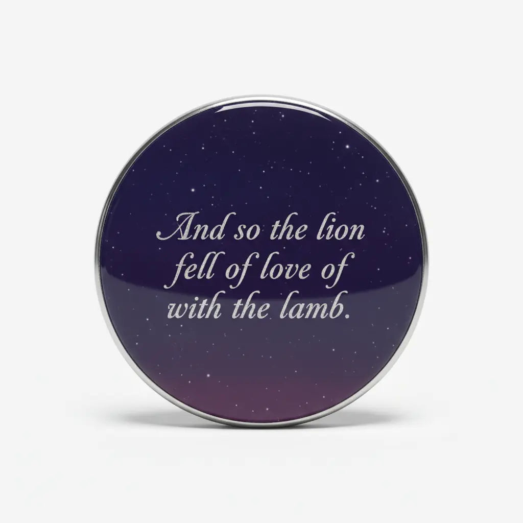 Twilight Quote Pinback 2.25-inch
