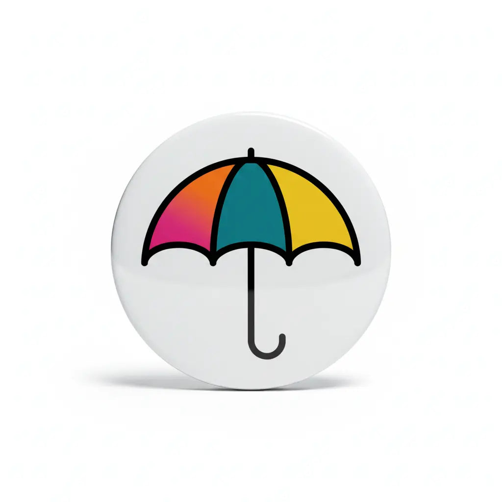 Umbrella Pinback 2.25-inch