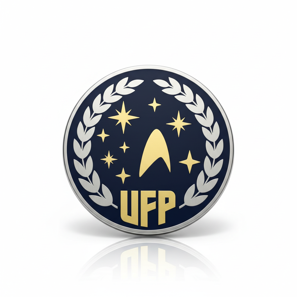 United Federation Of Planets Pinback 2.25-inch