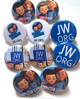 12 Pcs Caleb JW Pinback 2.25" Variety Pack