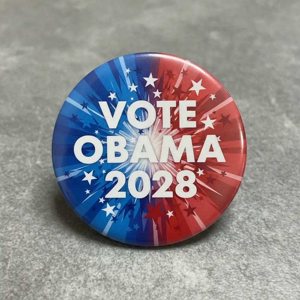 Vote Obama 2028 Pinback 2.25-inch