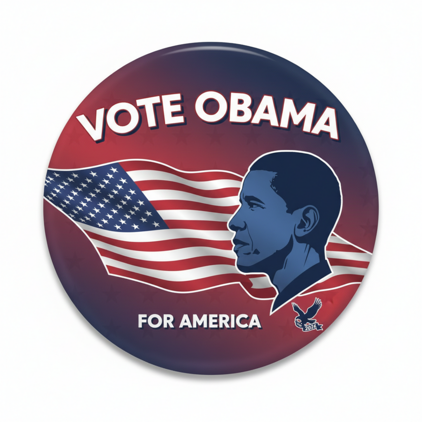 Vote Obama for America Pinback 2.25-inch