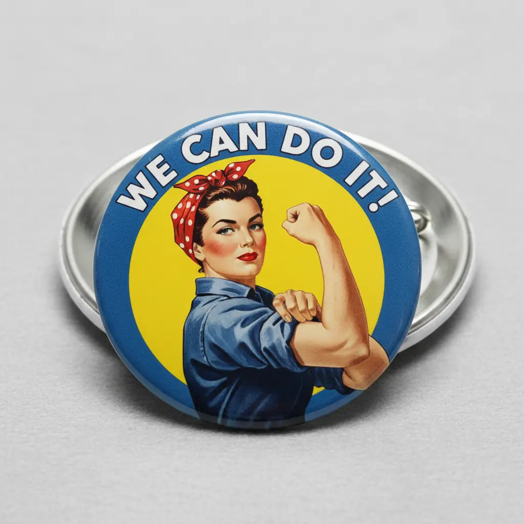 We Can Do It Poster Pinback 2.25-inch