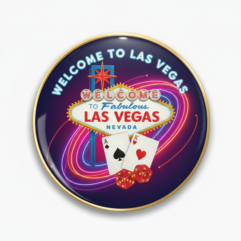 Welcome to Las Vegas Pinback 2.25-inch