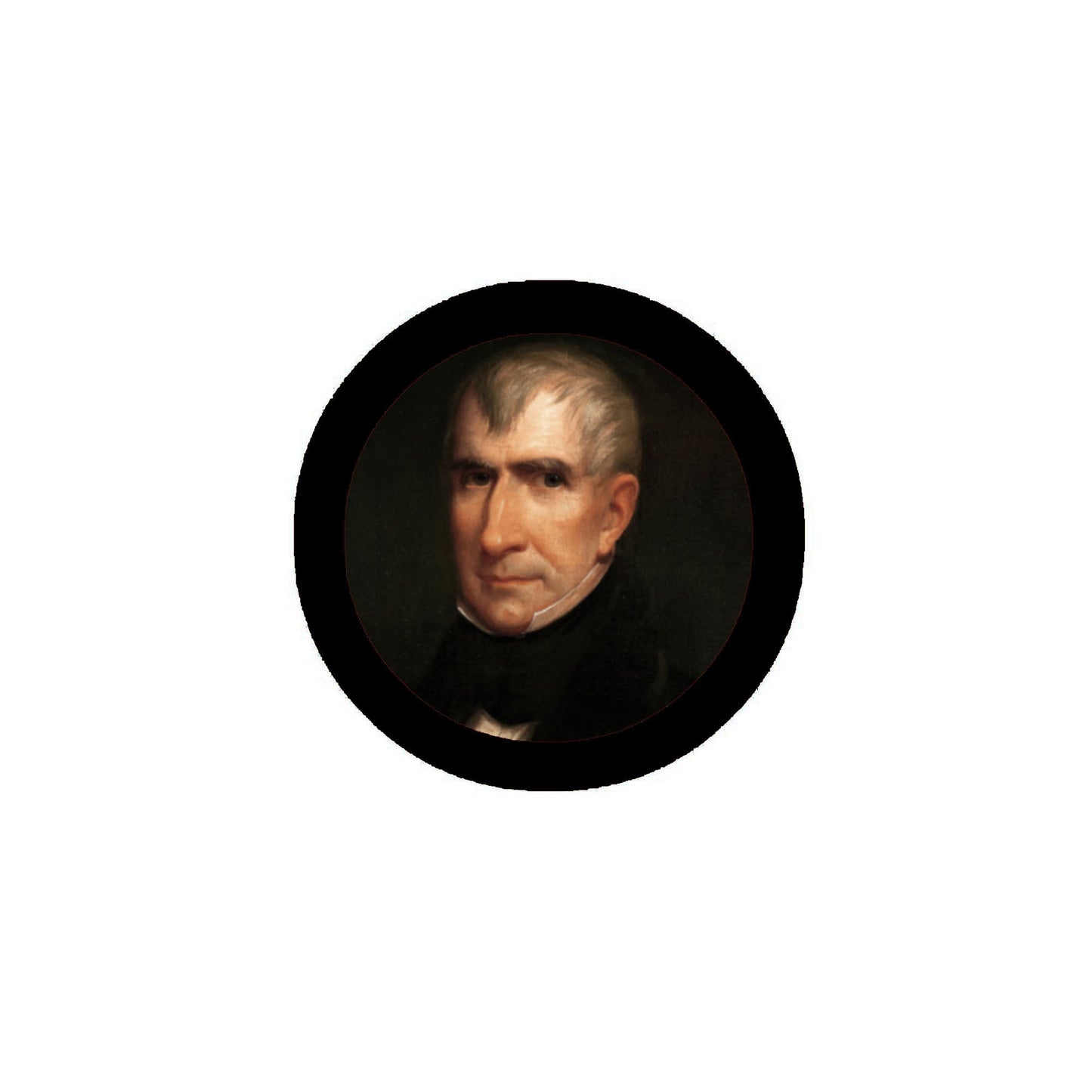 Pin de William Henry Harrison, presidente de los Estados Unidos, 2,25"
