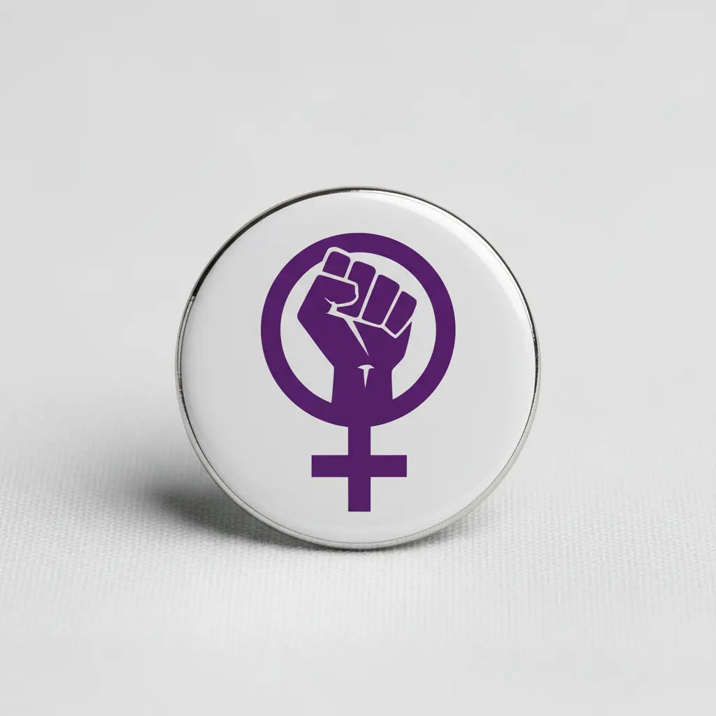 Women's Rights Symbol Pinback 2.25-inch