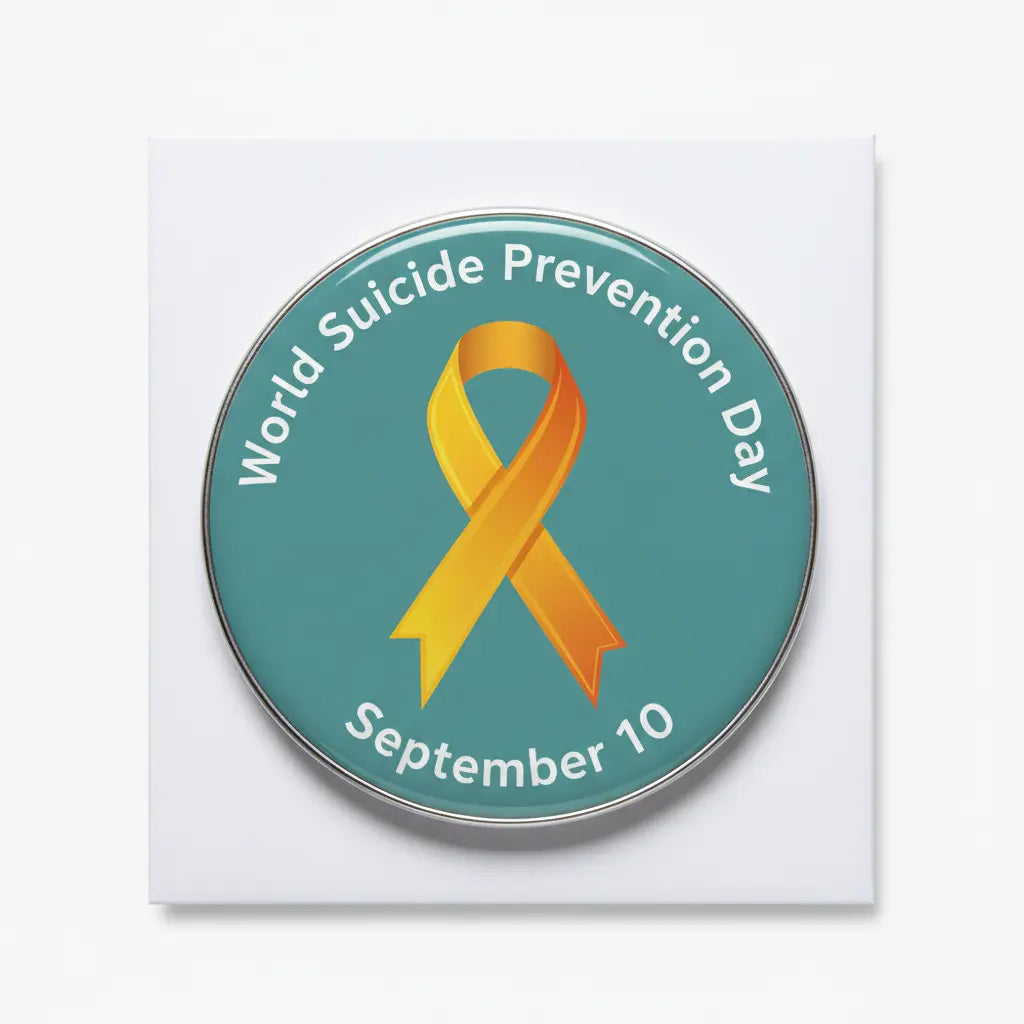 World Suicide Prevention Day (September 10) Pinback 2.25-inch
