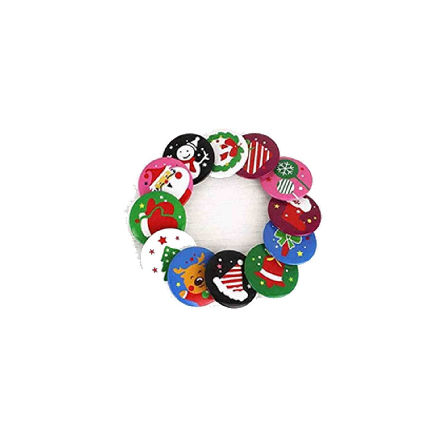 12 Pcs Pro Christmas Collections Pinback 1.25" Small
