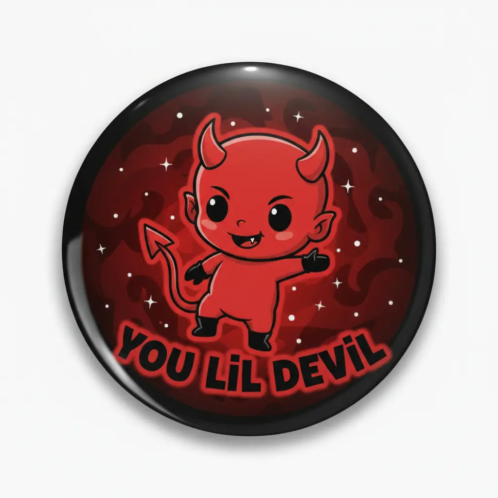 You lil Devil Pinback 2.25-inch