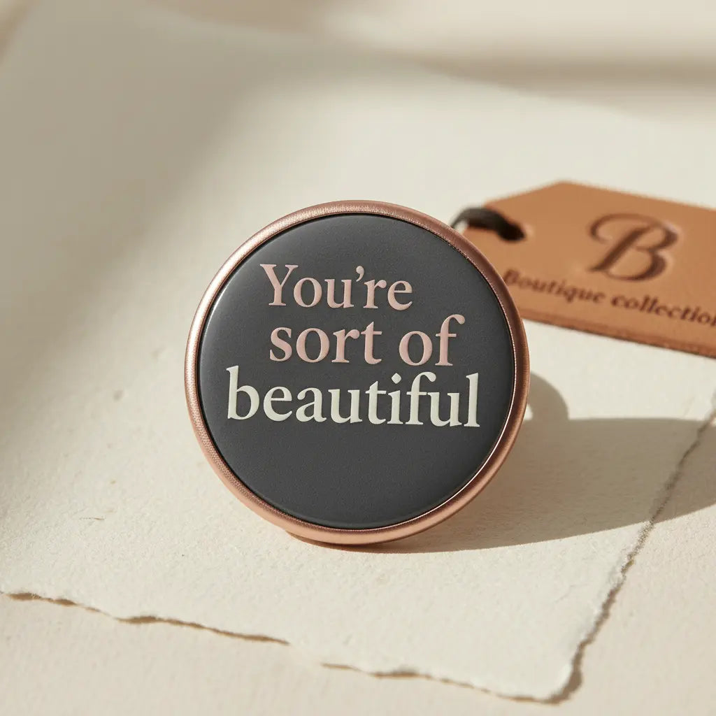 You’re sort of beautiful Pinback 2.25-inch