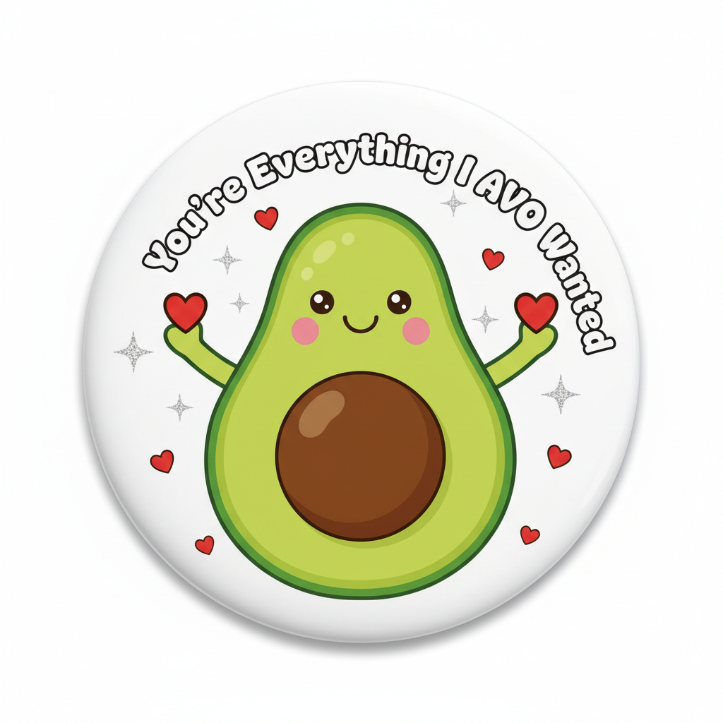 You're Everything I AVO Wanted Pinback 2.25-inch mypinbacks.com
