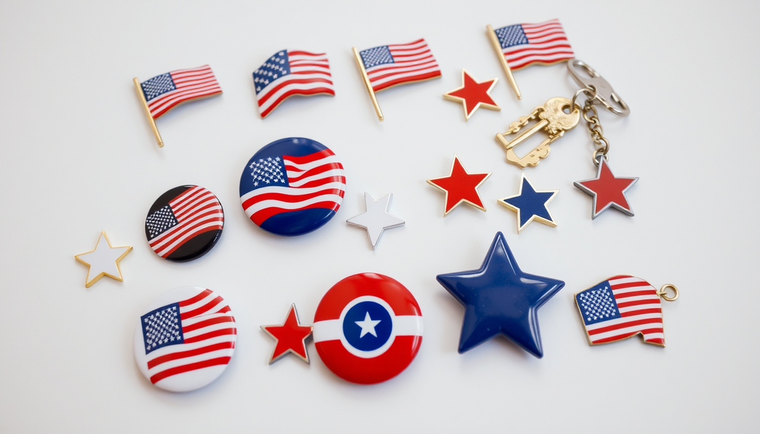 Flag Day Marketing Playbook: Boost Brand Engagement with Custom Pinbacks, Magnets, and Keychains from MyPinbacks