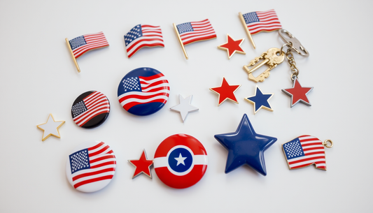 Flag Day Marketing Playbook: Boost Brand Engagement with Custom Pinbacks, Magnets, and Keychains from MyPinbacks