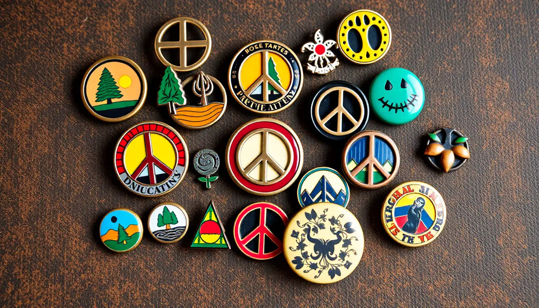 Vintage and Bohemian Chic: Top Trends in Hippie Pins for 2026 My Pinbacks