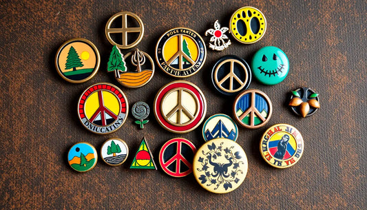 Vintage and Bohemian Chic: Top Trends in Hippie Pins for 2026 My Pinbacks