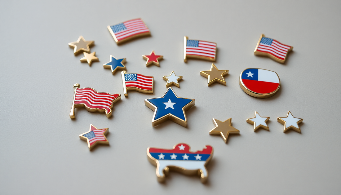 Celebrate Independence Day with Patriotic Pinbacks: Custom Buttons, Magnets, and More from mypinbacks.com