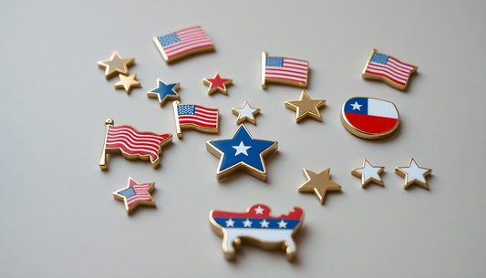 Celebrate Independence Day with Patriotic Pinbacks: Custom Buttons, Magnets, and More from mypinbacks.com