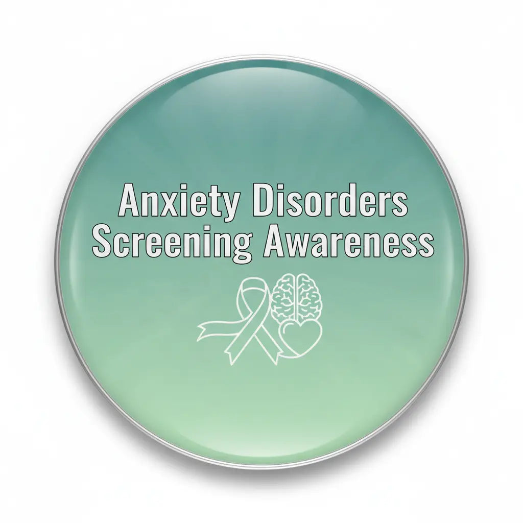 Anxiety Disorders Screening Awareness - My Pinbacks