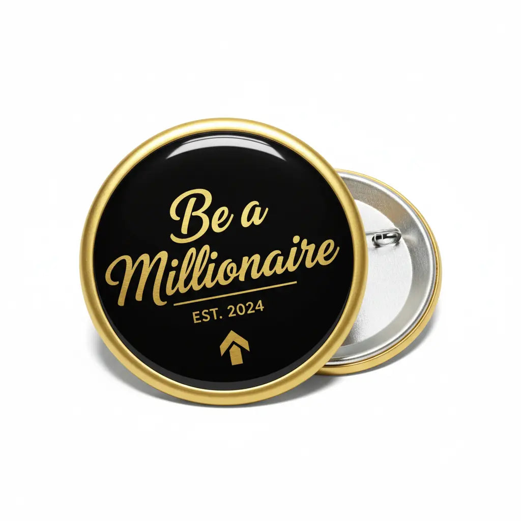 Be a Millionaire Day in 2026 - My Pinbacks