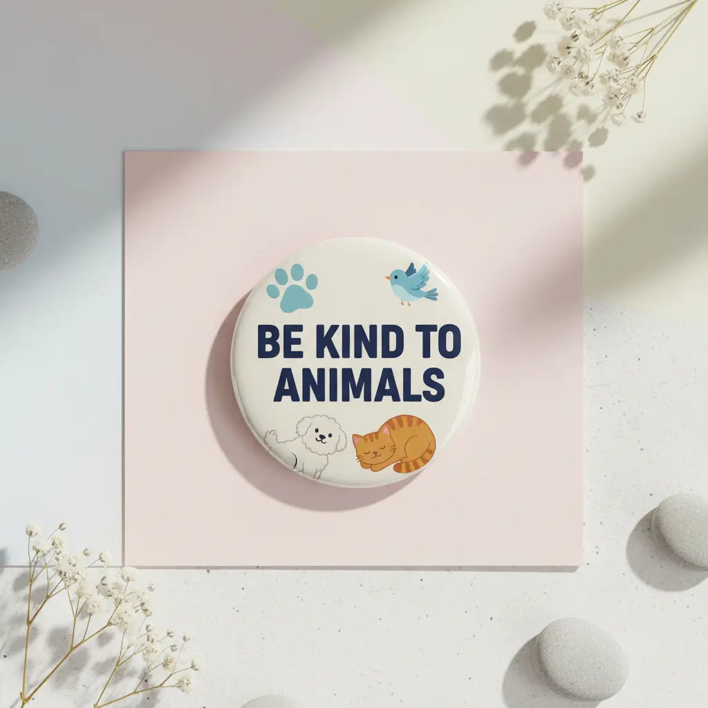 Be Kind to Animals - My Pinbacks