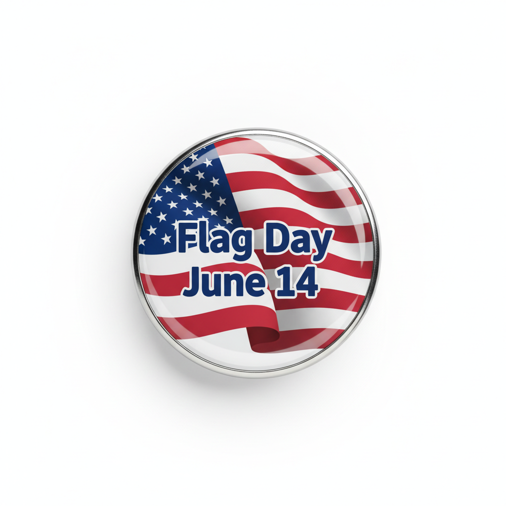 Celebrate Flag Day at MyPinbacks.com