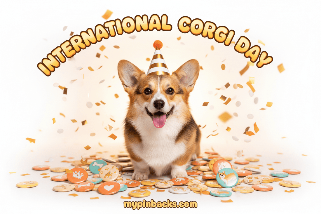 Celebrate International Corgi Day - My Pinbacks