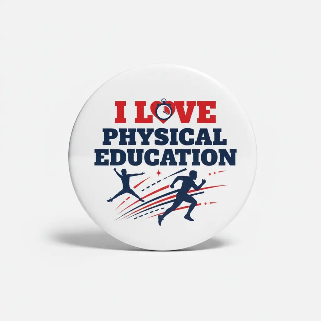 Celebrate National Physical Education - My Pinbacks