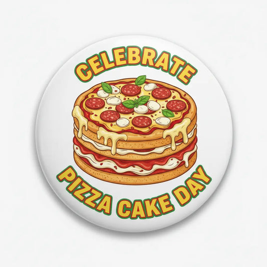 Celebrate Pizza Cake Day - My Pinbacks