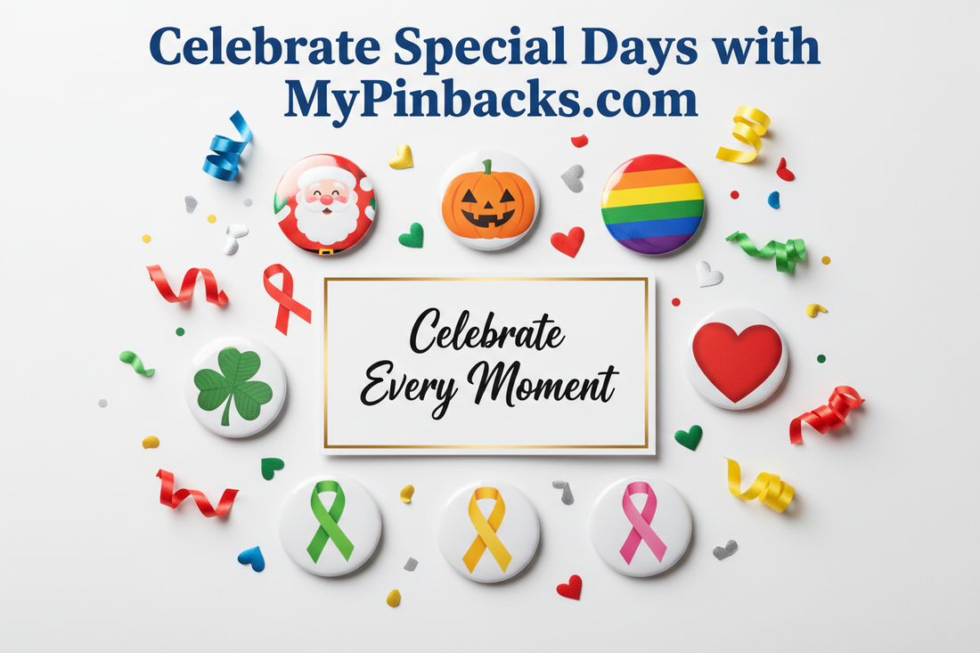 Celebrate Special Days with MyPinbacks.com