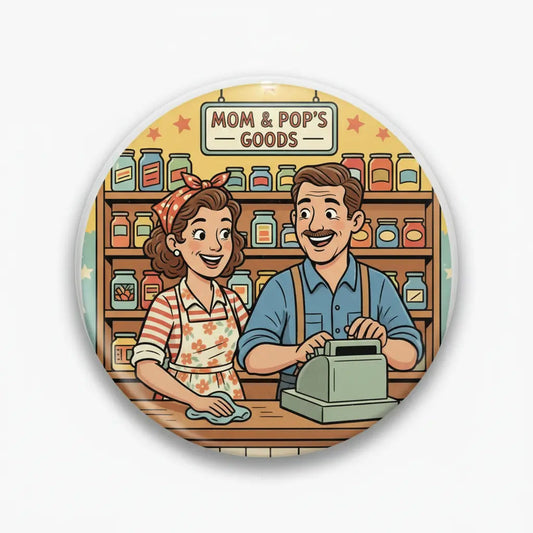 Celebrating Mom and Pop Business Owners Day - My Pinbacks