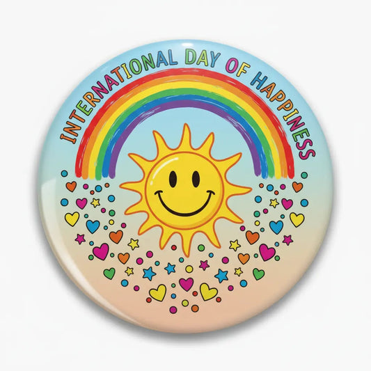 Celebrating the International Day of Happiness - My Pinbacks