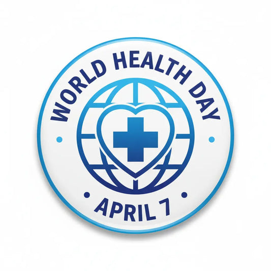 Celebrating World Health Day 2026: Creative Ways to Promote Wellness with Custom Pins and Accessories - My Pinbacks