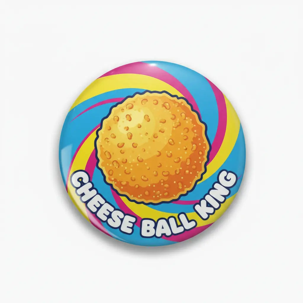 Cheese Ball Day - My Pinbacks