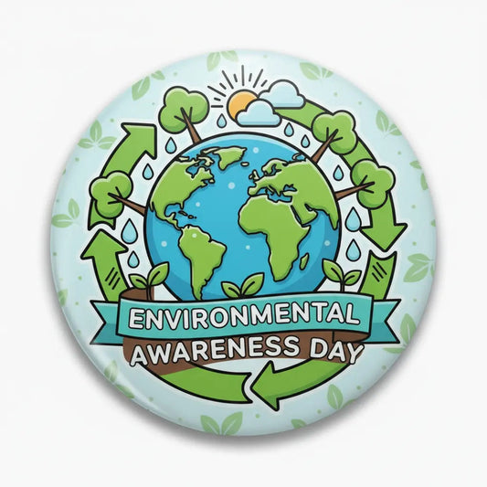 Commemorate International Environmental Awareness Day - My Pinbacks