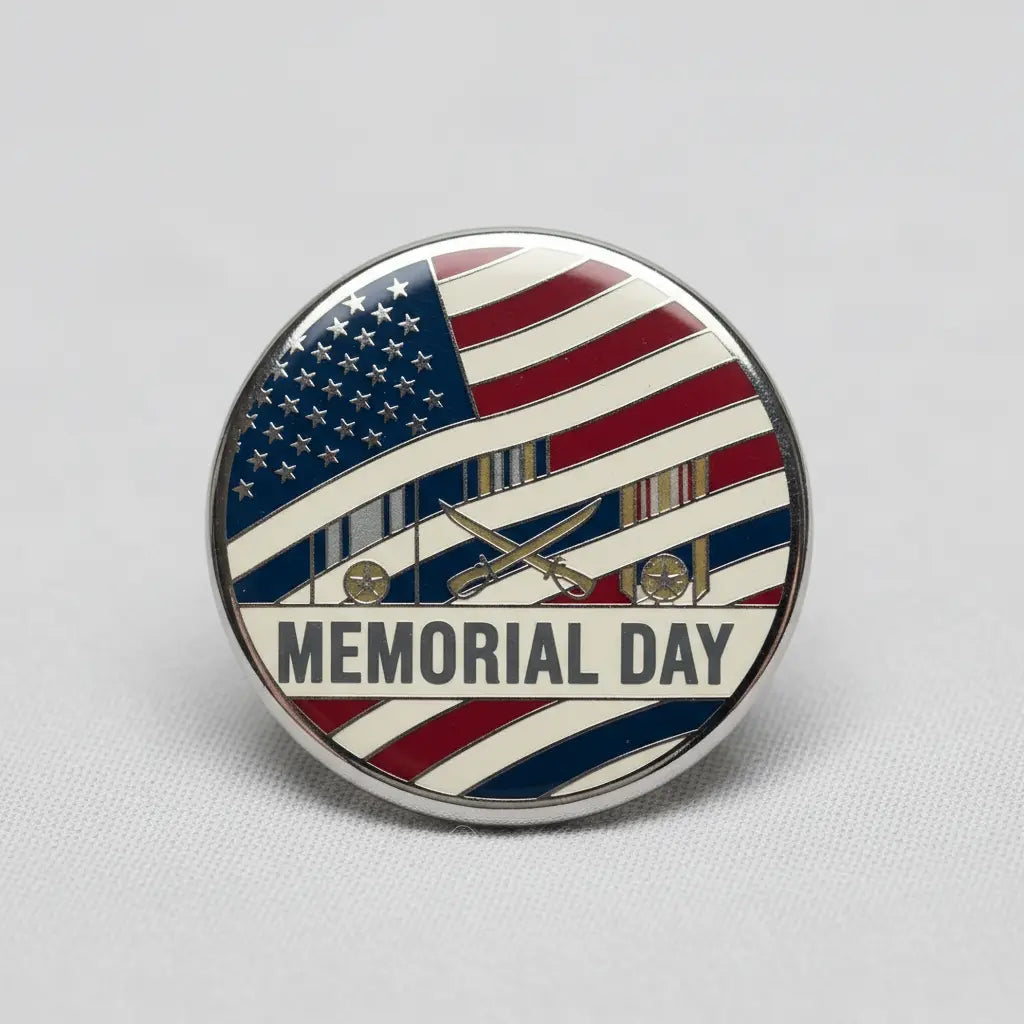 Commemorate Memorial Day 2026 - My Pinbacks