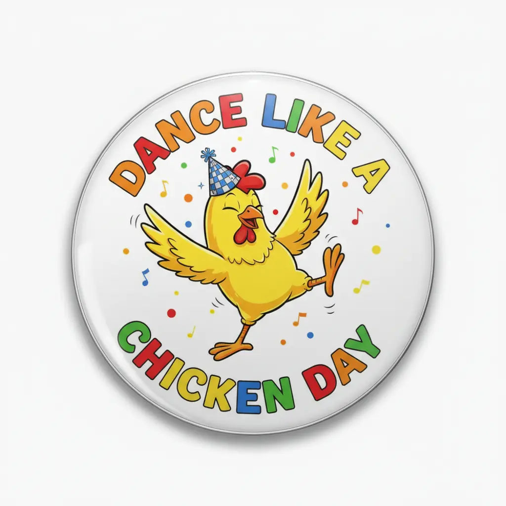 Dance Like a Chicken Day in 2026 - My Pinbacks