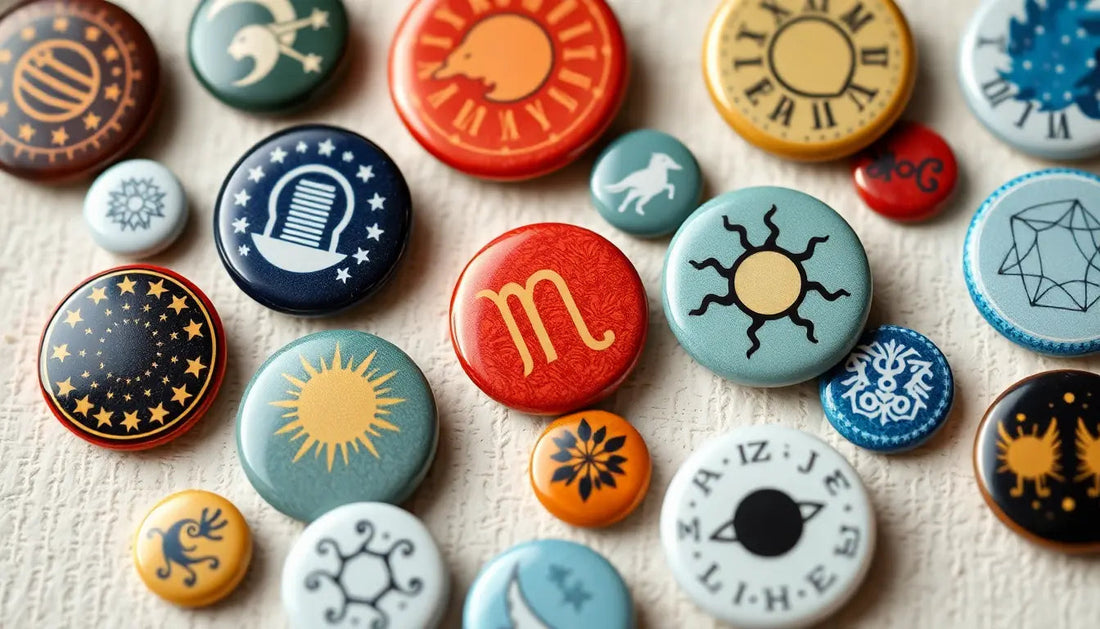 Discover the Meaning and Creative Uses of Zodiac Buttons for Personal Style in 2026 - My Pinbacks