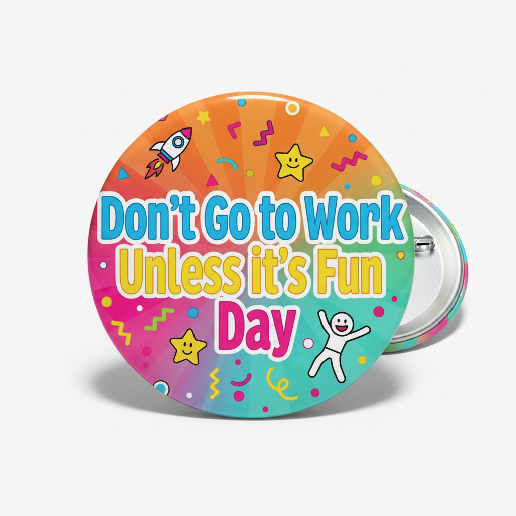 Don’t Go to Work Unless it’s Fun Day