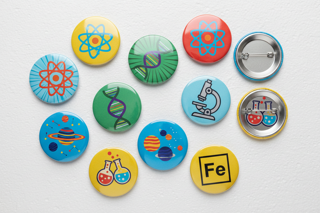 Express Your Passion with Science Pinbacks