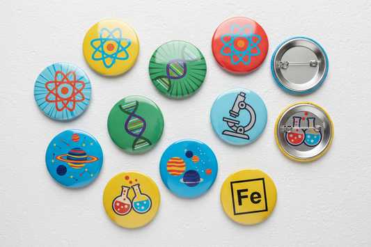 Express Your Passion with Science Pinbacks