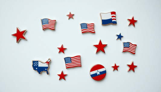 Fourth of July Flair: Elevate Your Independence Day Celebrations with Patriotic Pinbacks, Magnets, and Custom Accessories from mypinbacks.com - My Pinbacks