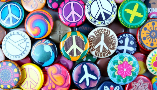 Hippie Buttons Pinbacks - My Pinbacks