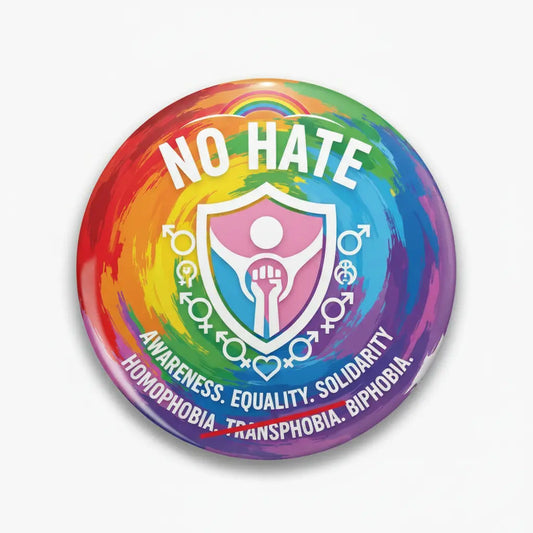 Homophobia, Transphobia and Biphobia Awareness - My Pinbacks