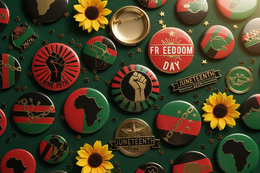 Honor Juneteenth 2026 with Exclusive Pinback Collectibles and Heritage-Inspired Accessories from MyPinbacks.com My Pinbacks