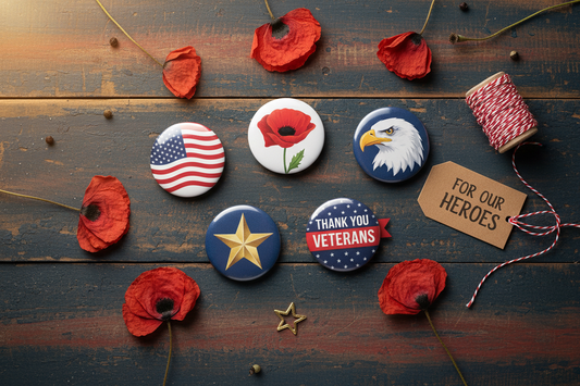 Honoring Veterans Day with Custom Pinbacks