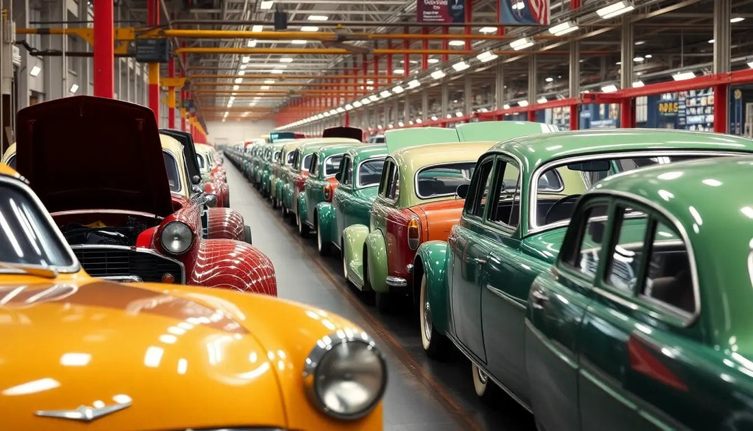 How the Automobile Industry Was Perfectly Positioned for the Mass Production Revolution - My Pinbacks