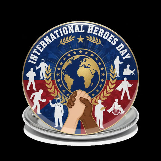 International Heroes Day - My Pinbacks