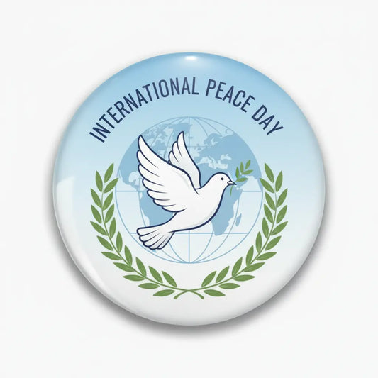 International Peace Day My Pinbacks
