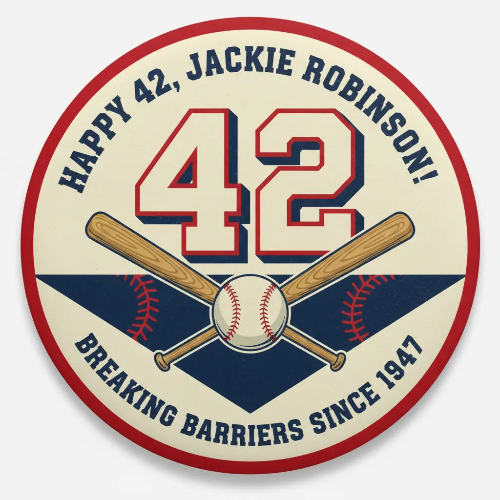 Jackie Robinson: Celebrating 42 Years of Baseball! - My Pinbacks
