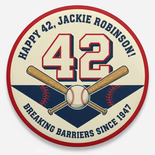 Jackie Robinson: Celebrating 42 Years of Baseball! - My Pinbacks